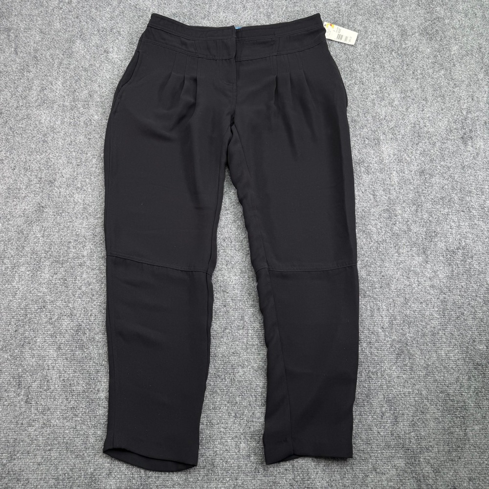 Derek Lam Pants Womens‎ Size 2 (Fits 30x25) Black Pleated Trousers Stretch